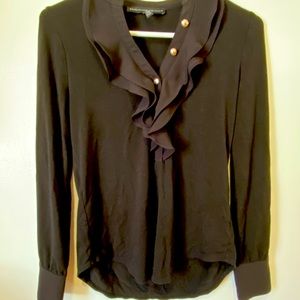 Pre-owned White House Black Market Black Blouse.